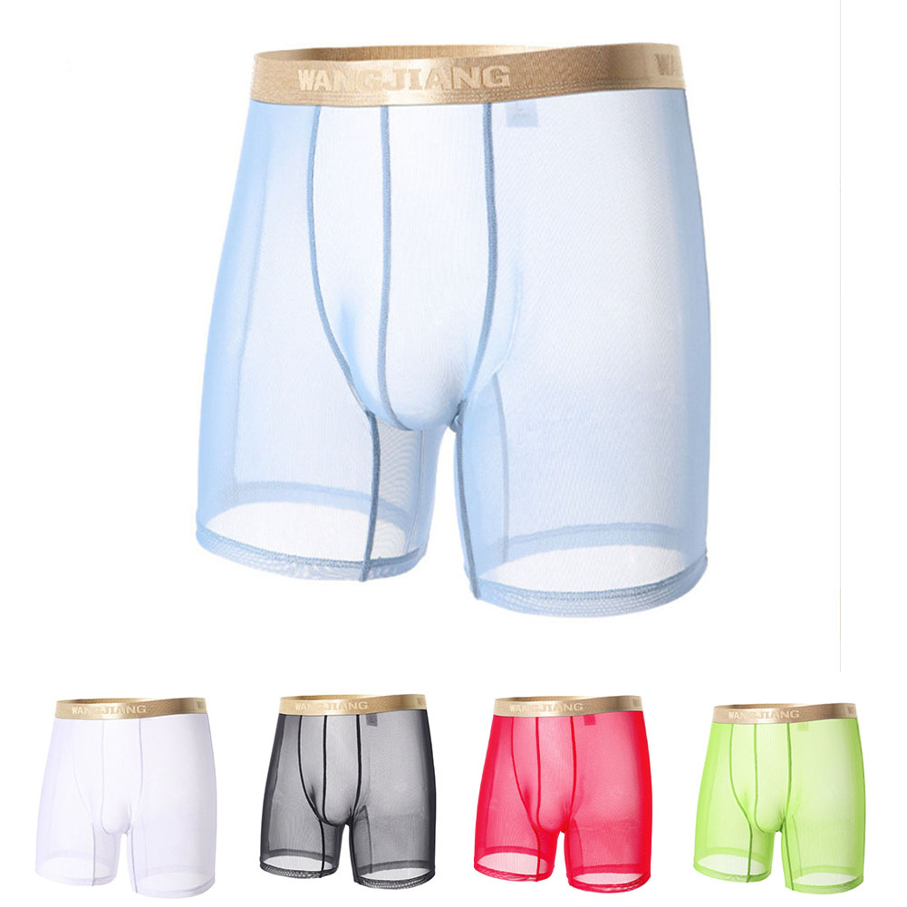 กางเกงบ็อกเซอร์ชายแบบตาข่ายโปร - Boyshort Underwear บทวิจารณ์และราคา